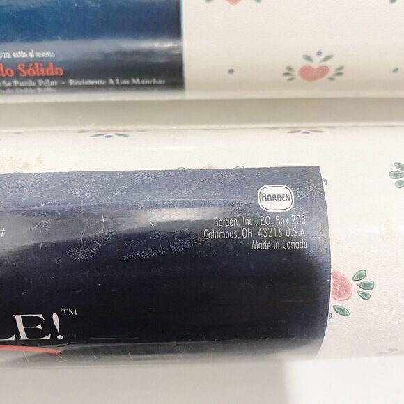 3 Rolls Borden Solid Vinyl Wallcovering VTG 1990s Pink Hearts 55.4 Sq Ft Each - Picture 4 of 10